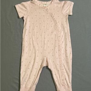 Hanna Andersson Romper - 6-12 Months - Pink Polka Dot